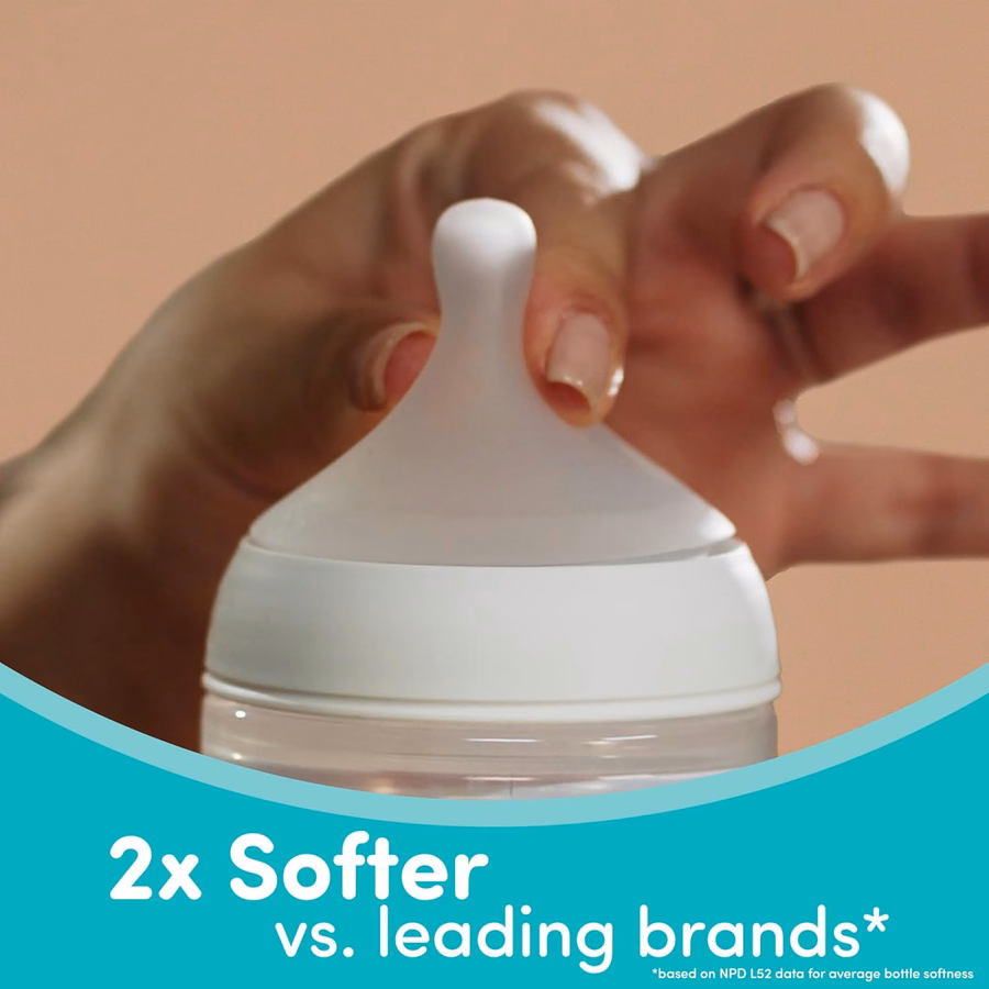 NUK Perfect Match 2-in-1 Natural and Anti-Colic Bottle with Medium Flow, Wide, Adaptable Nipple, 5oz., 4 Pack, BPA Free : Body Scrubs And Treatments : Baby