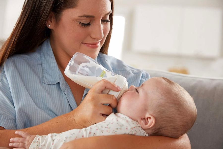 NUK Simply Natural Baby Bottles with SafeTemp Gift Set - Includes 4 Bottles : Baby