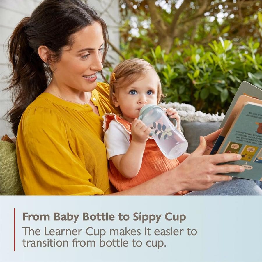 NUK Learner Cup, 10 Oz, Pack of 2, Disney's Stitch – Soft Spout, Easy-Grip Handles, BPA Free, Spill Proof Transition Sippy Cup : Baby